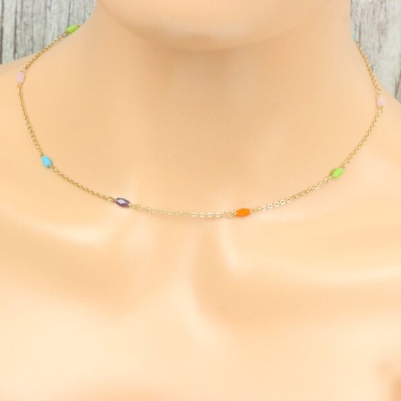 Minimalist Necklace Chain, Elegant Jewelry for Women & Girls | MLCRC1948 - Picture 7 of 10